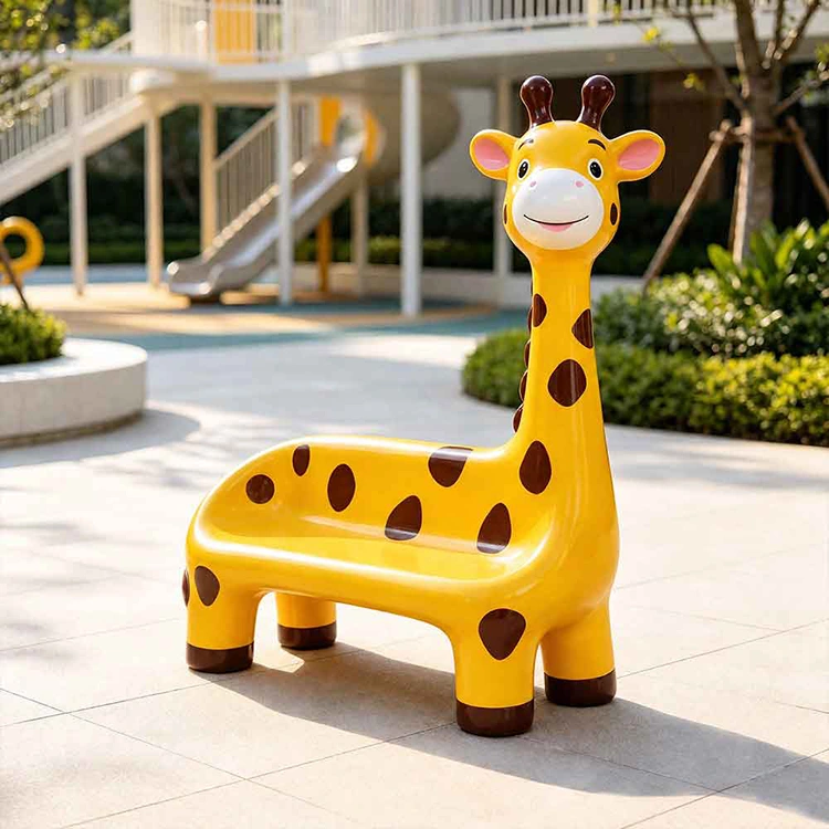Custom FRP  Giraffe Bench