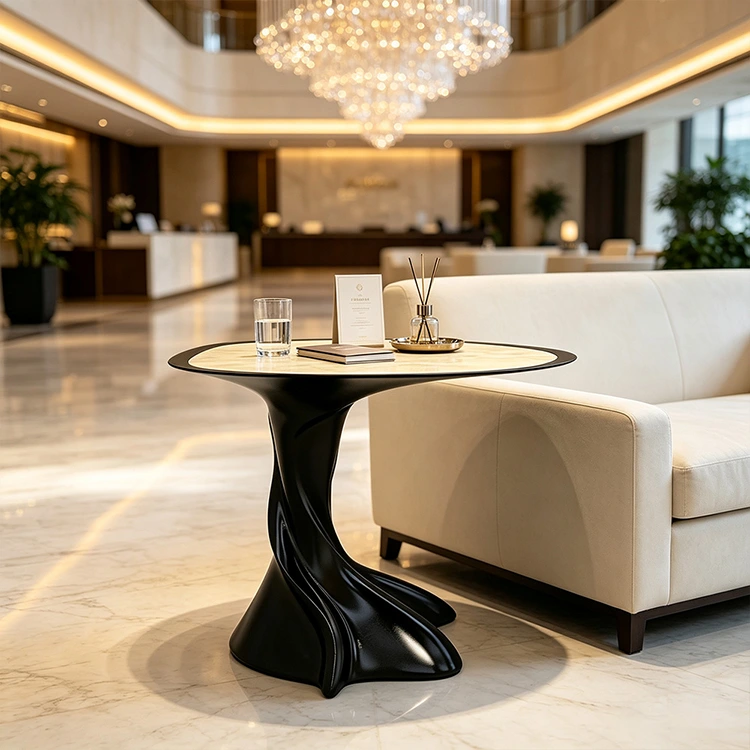 FRP Sculptural Organic Side Table