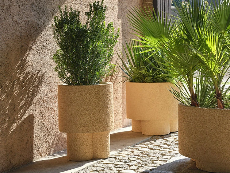 Custom Sculptural FRP Planter