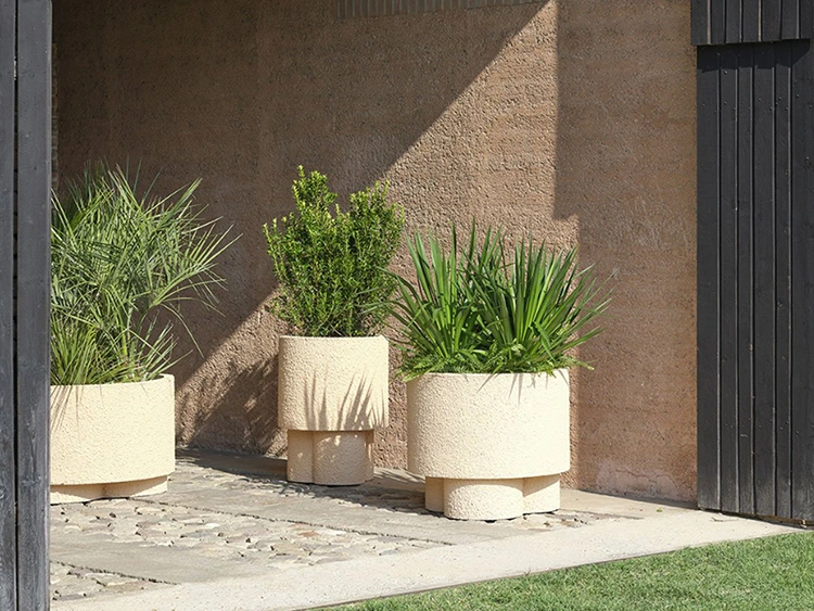 Custom Sculptural FRP Planter
