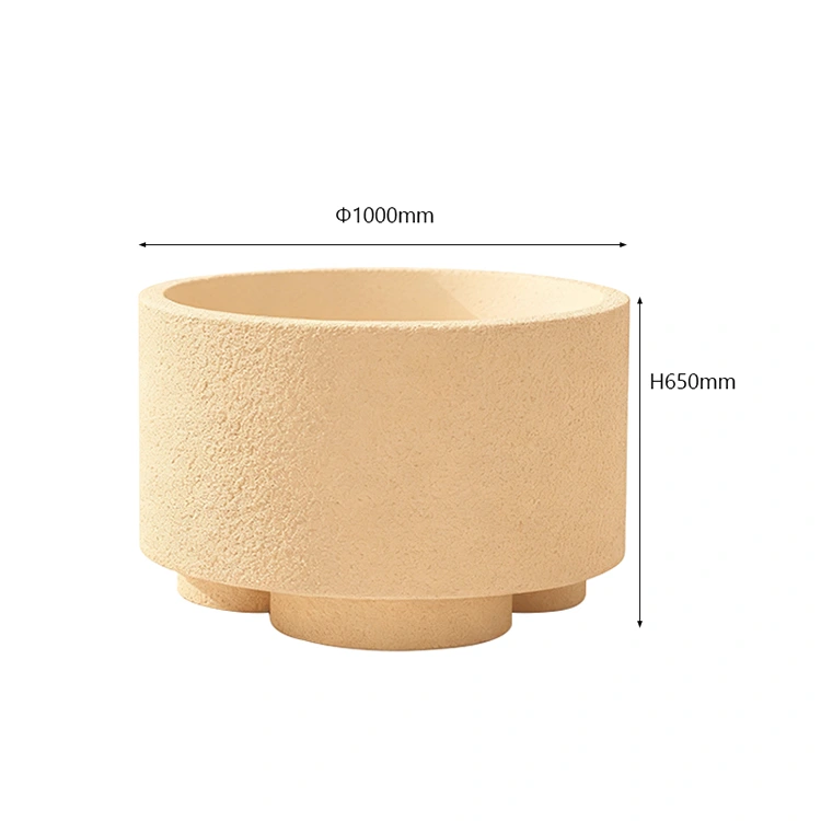 Custom Sculptural FRP Planter