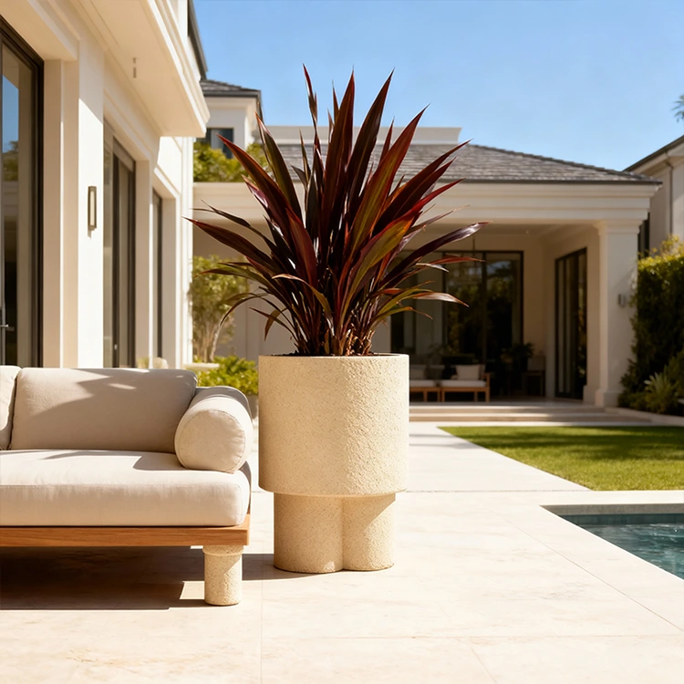 Custom Sculptural FRP Planter