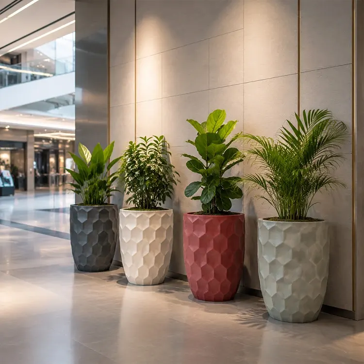 Custom Sculptural FRP Planter