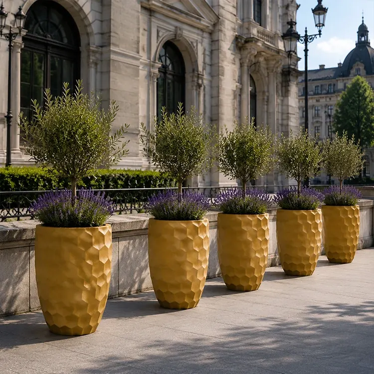 Custom Sculptural FRP Planter