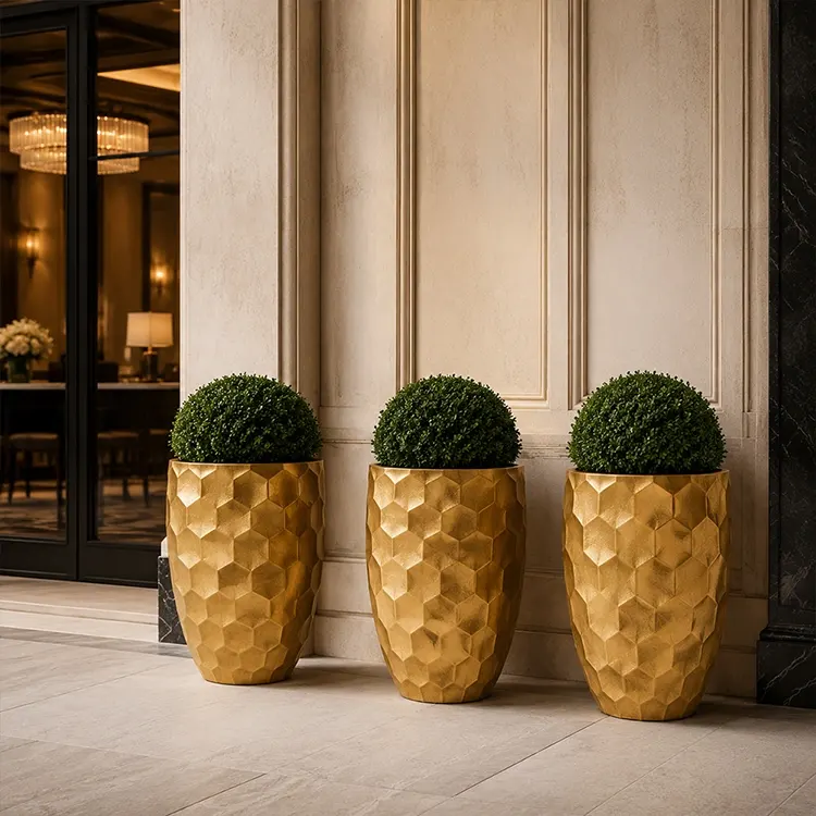 Custom Sculptural FRP Planter