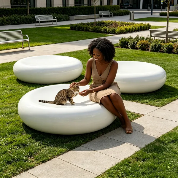 FRP Sculptural Bench