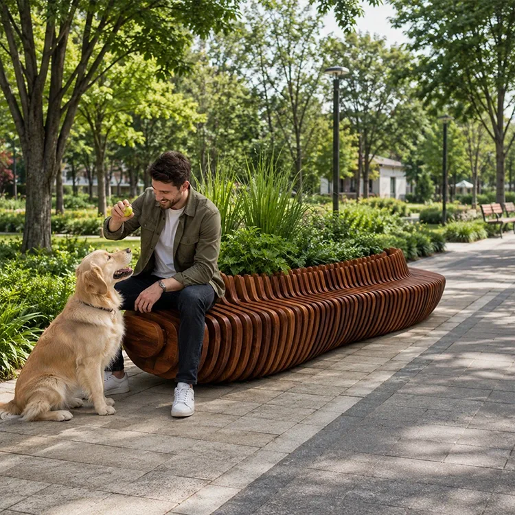 Parametric Planter Seating Bench