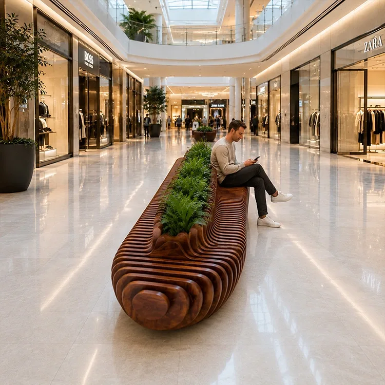 Parametric Planter Seating Bench